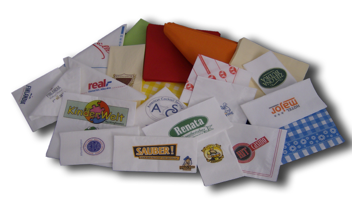 ARTEK - napkins manufacturer catering for print advertising logos on napkins